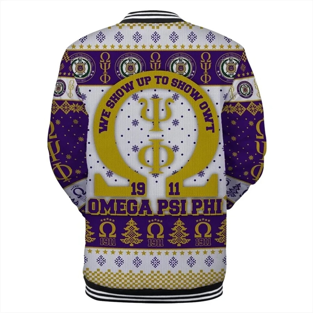Lux Omega Psi Phi Since 1911 Baseball Jacket, African Baseball Jacket For Men Women
