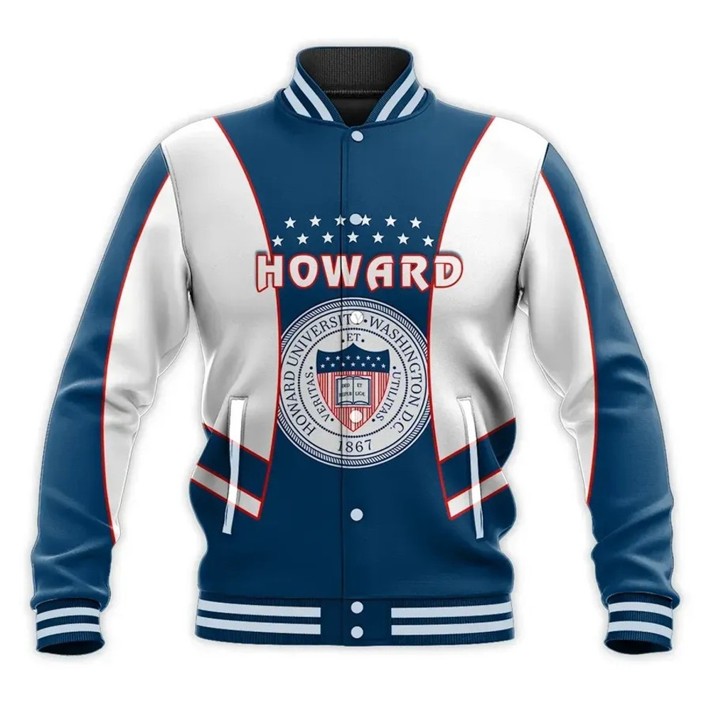 Howard University 154Th Anniversary Baseball Jacket, African Baseball Jacket For Men Women