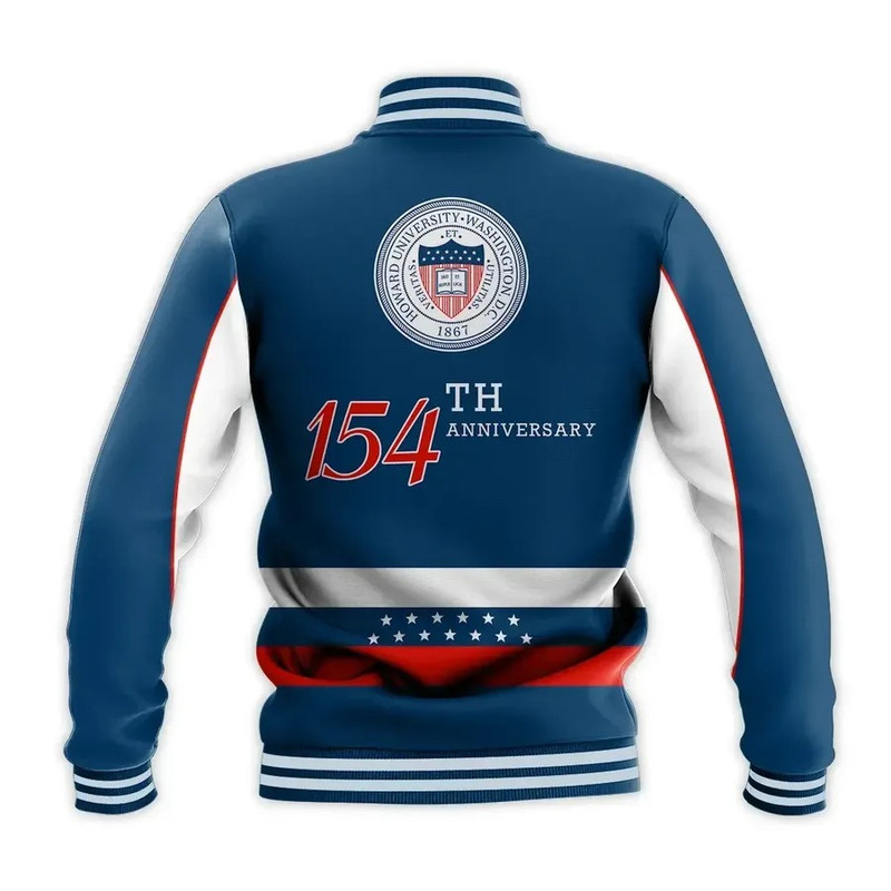 Howard University 154Th Anniversary Baseball Jacket, African Baseball Jacket For Men Women