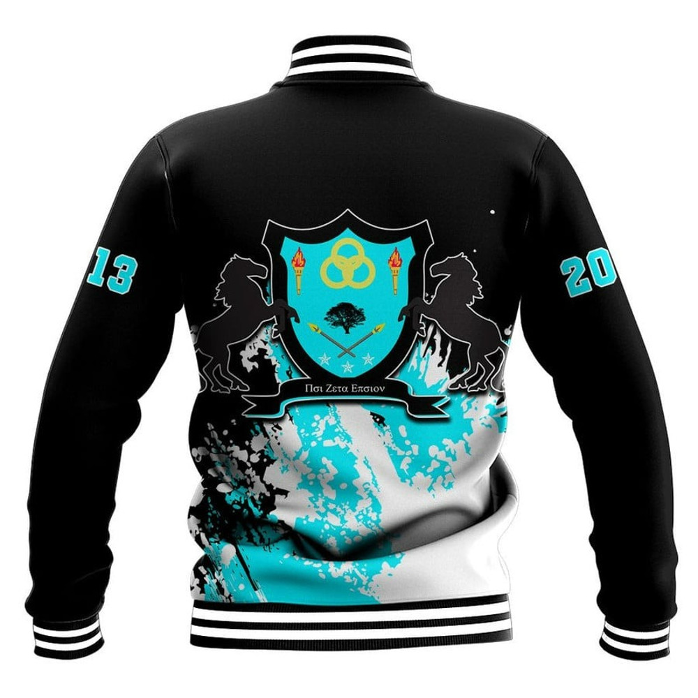 Psi Zeta Epsilon Baseball Jacket - Spaint Style, African Baseball Jacket For Men Women