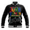 Juneteenth Day 1865 Alphabet Baseball Jacket, African Baseball Jacket For Men Women