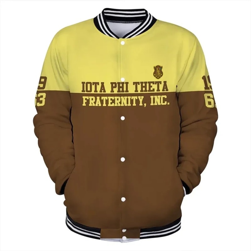 Iota Phi Theta Frataternity Inc Baseball Jacket, African Baseball Jacket For Men Women