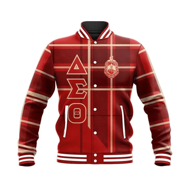 Delta Sigma Theta Burberr Style Baseball Jacket, African Baseball Jacket For Men Women