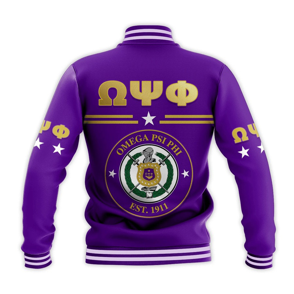 OMEGA PSI PHI BASEBALL JACKET IMPRESSIVE, African Baseball Jacket For Men Women