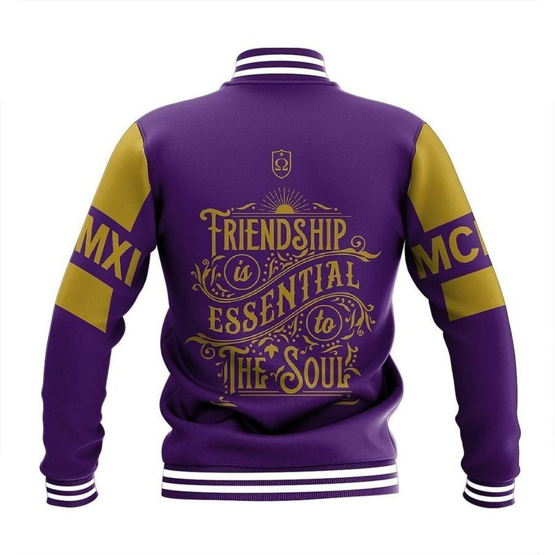 MCM Omega Psi Phi Baseball Jacket, African Baseball Jacket For Men Women