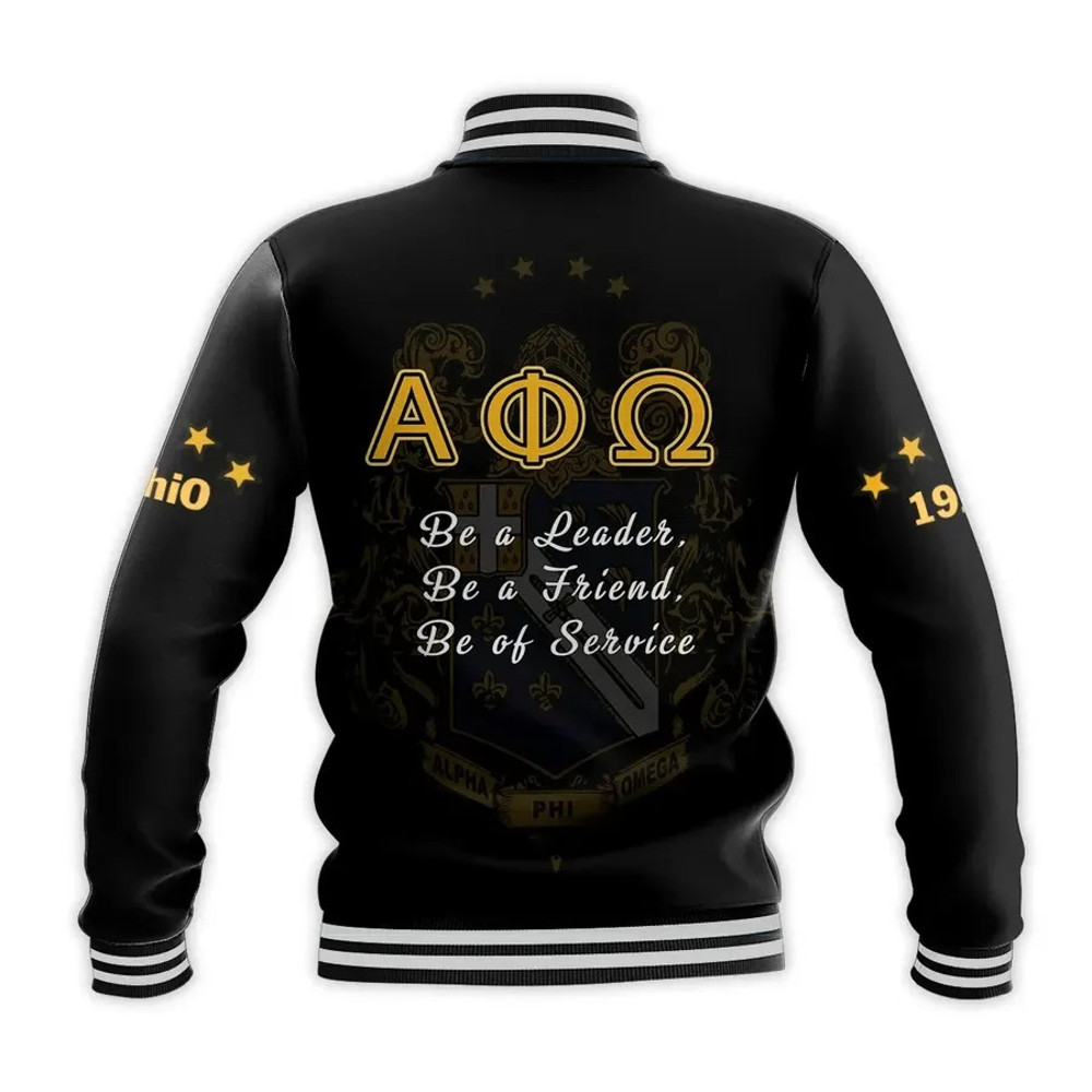 Alpha Phi Omega The Scout Sign Baseball Jacket, African Baseball Jacket For Men Women