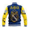 Alpha Phi Omega Ink Stain Royal Blue Baseball Jacket, African Baseball Jacket For Men Women