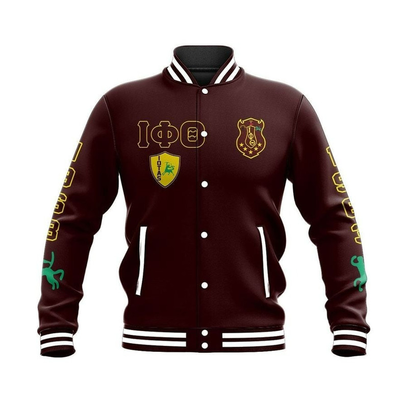 Iota Phi Theta Edsel Baseball Jacket, African Baseball Jacket For Men Women