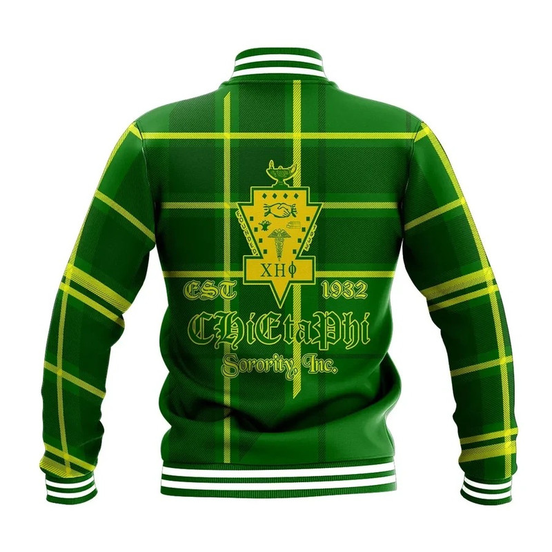 Chi Eta Phi Burberr Style Baseball Jacket, African Baseball Jacket For Men Women