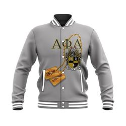 alpha phi alpha a-phi baseball jacket, african baseball jacket for men women