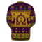 Lux Omega Psi Phi Bulldog Greek Letter Christmas Baseball Jacket, African Baseball Jacket For Men Women