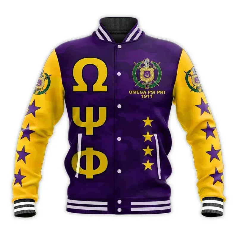 Omega Psi Phi Omega Psi Phi Legend Baseball Jacket, African Baseball Jacket For Men Women