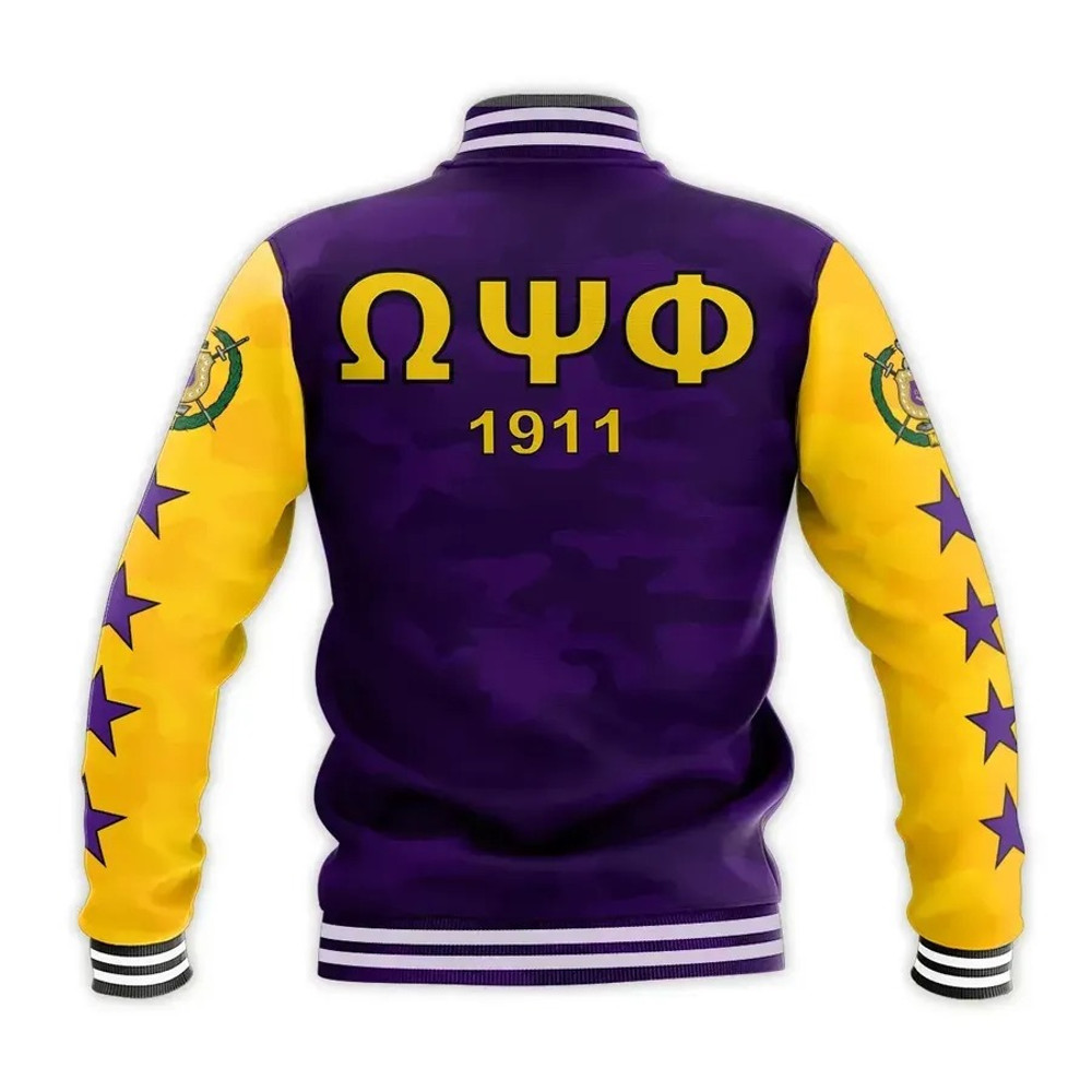 Omega Psi Phi Omega Psi Phi Legend Baseball Jacket, African Baseball Jacket For Men Women