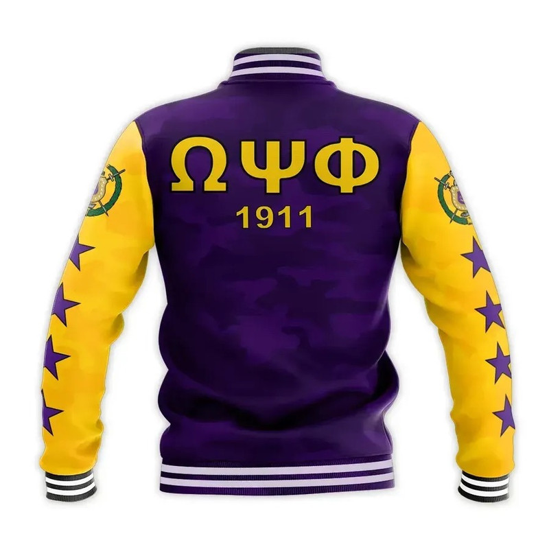Omega Psi Phi Omega Psi Phi Legend Baseball Jacket, African Baseball Jacket For Men Women