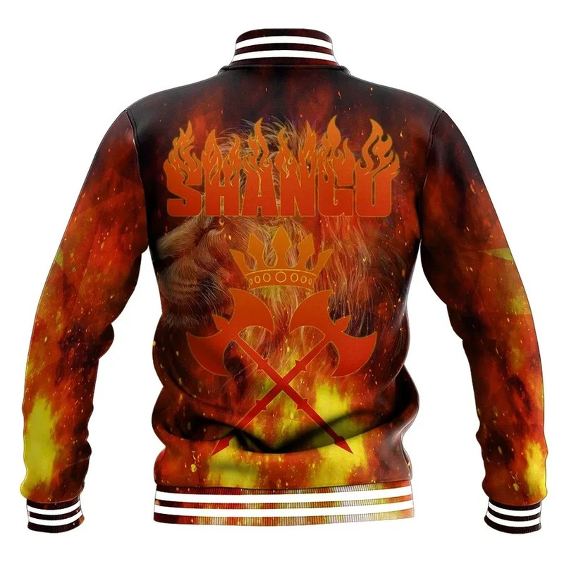 Shango Lion Baseball Jacket - Hannah Style, African Baseball Jacket For Men Women
