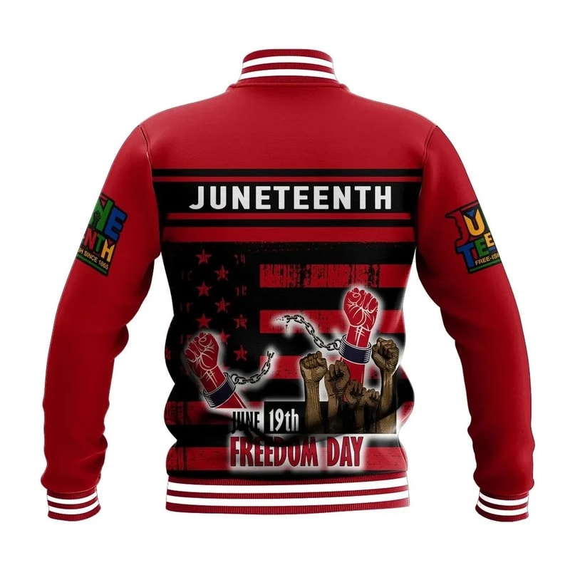 Personalised Juneteenth Since 1865 Baseball Jacket, African Baseball Jacket For Men Women