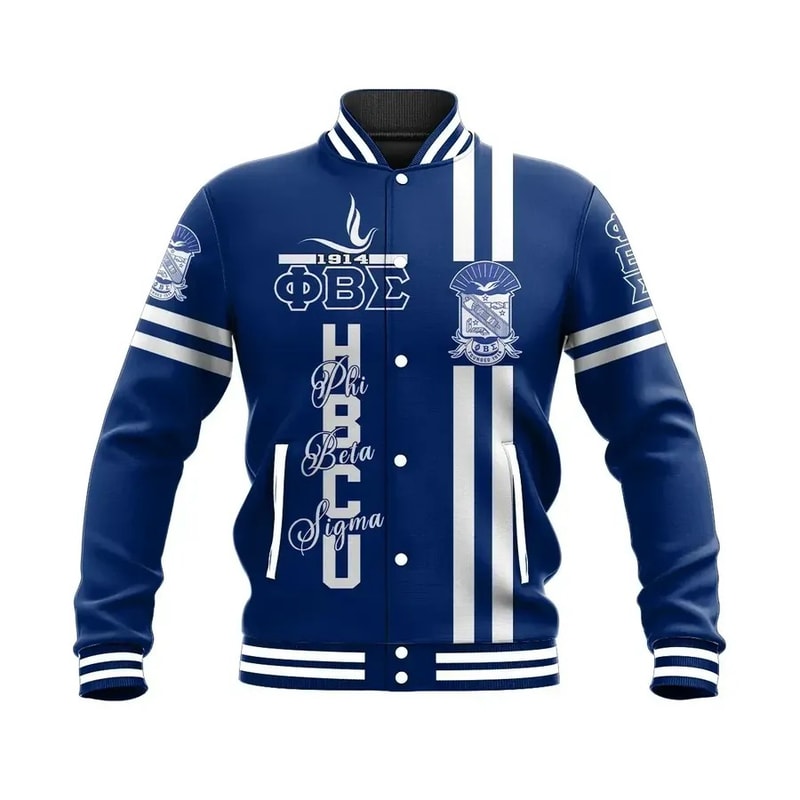 HBCU Phi Beta Sigma Dove Baseball Jacket, African Baseball Jacket For Men Women