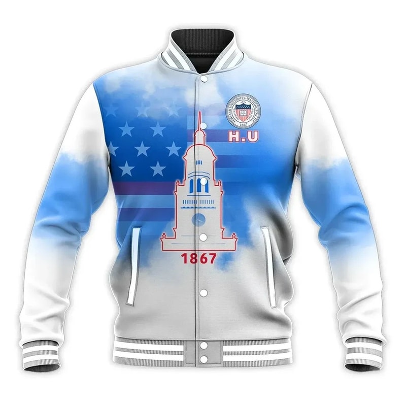 Howard University Dream High Baseball Jacket, African Baseball Jacket For Men Women