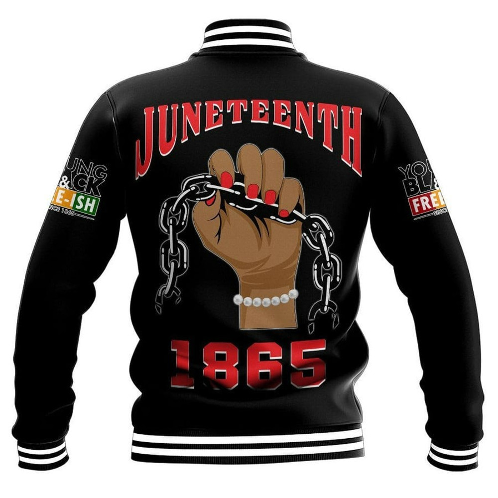 Juneteenth Delta Iota Delta Pretty Girl Baseball Jacket, African Baseball Jacket For Men Women