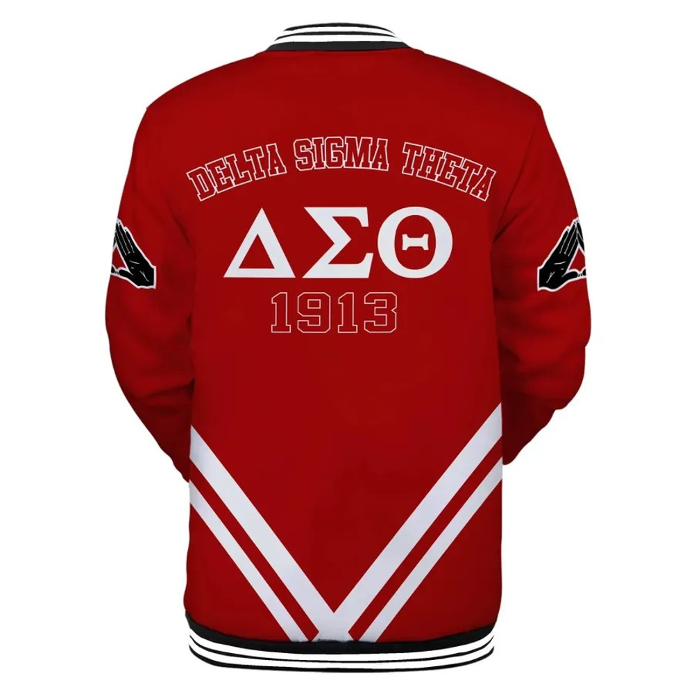 Delta Sigma Theta Modern Girl Baseball Jacket, African Baseball Jacket For Men Women