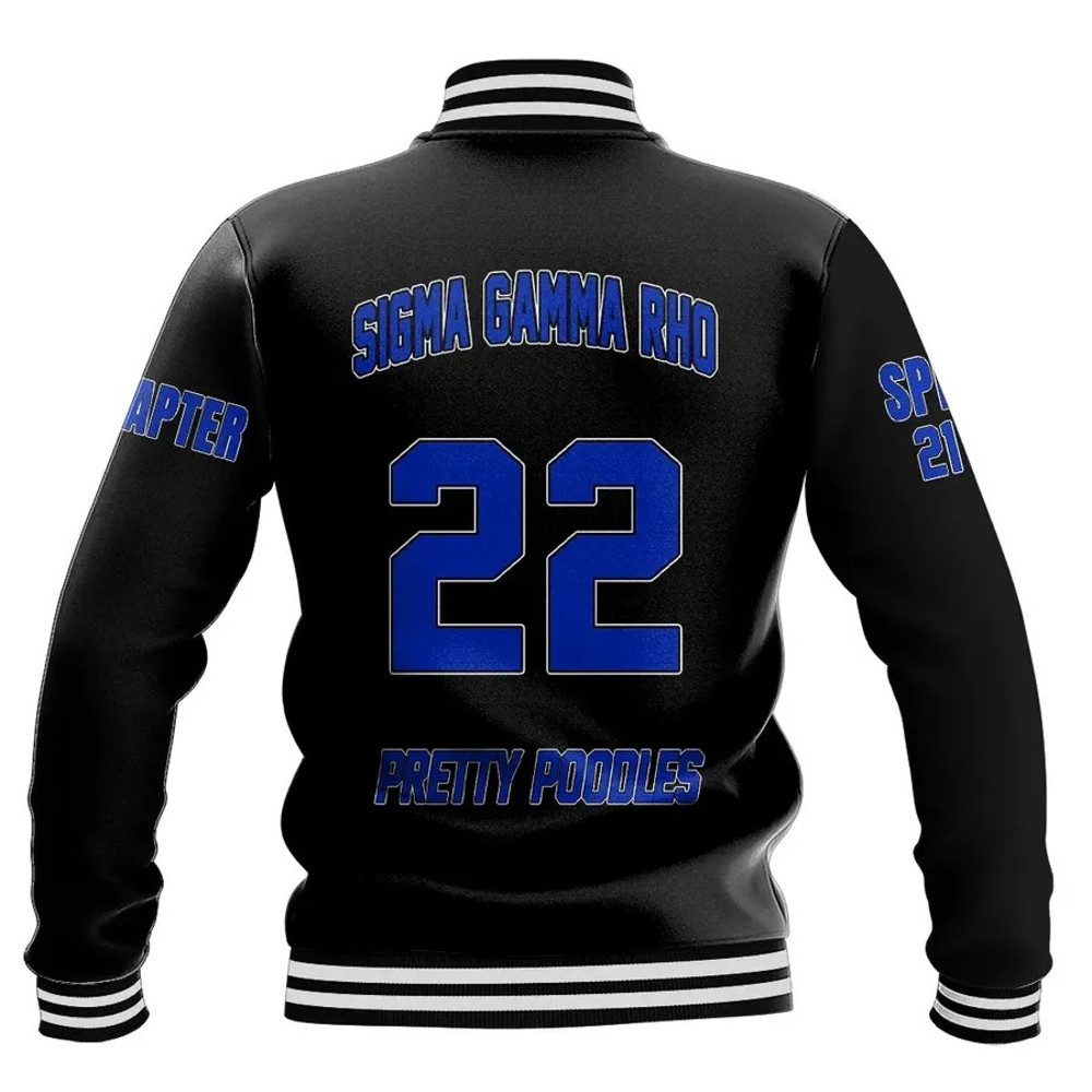 Custom Sigma Gamma Rho Baseball Jackets, African Baseball Jacket For Men Women