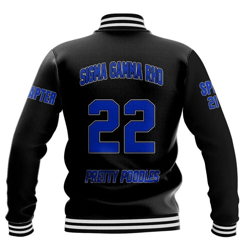 Custom Sigma Gamma Rho Baseball Jackets, African Baseball Jacket For Men Women