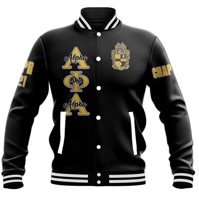 Custom Alpha Phi Alpha Baseball Jackets, African Baseball Jacket For Men Women