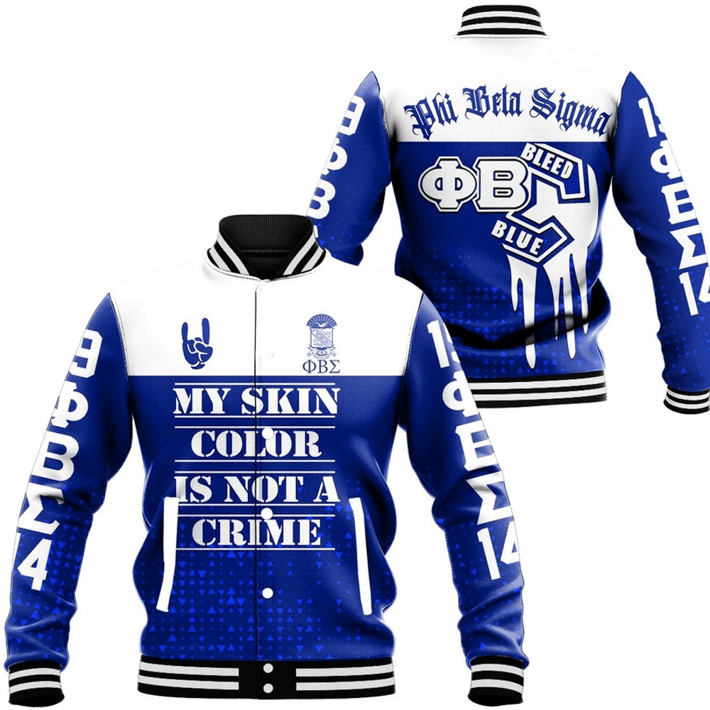 Phi Beta Sigma Baseball Jackets, African Baseball Jacket For Men Women