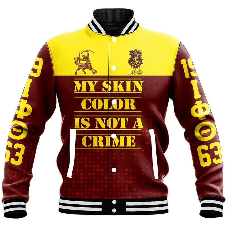 Iota Phi Theta Baseball Jackets, African Baseball Jacket For Men Women