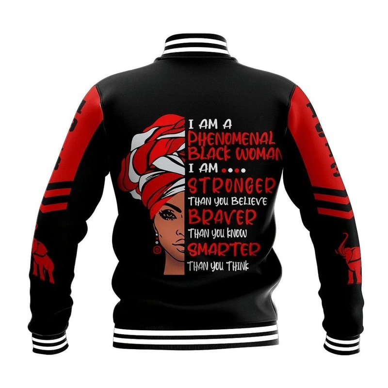 DELTA SIGMA THETA PHENOMENAL BASEBALL JACKET, African Baseball Jacket For Men Women