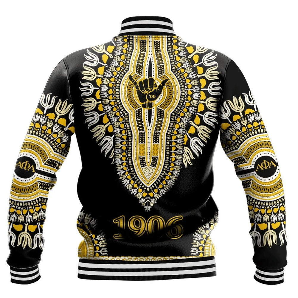 Alpha Phi Alpha Dashiki Baseball Jackets, African Baseball Jacket For Men Women