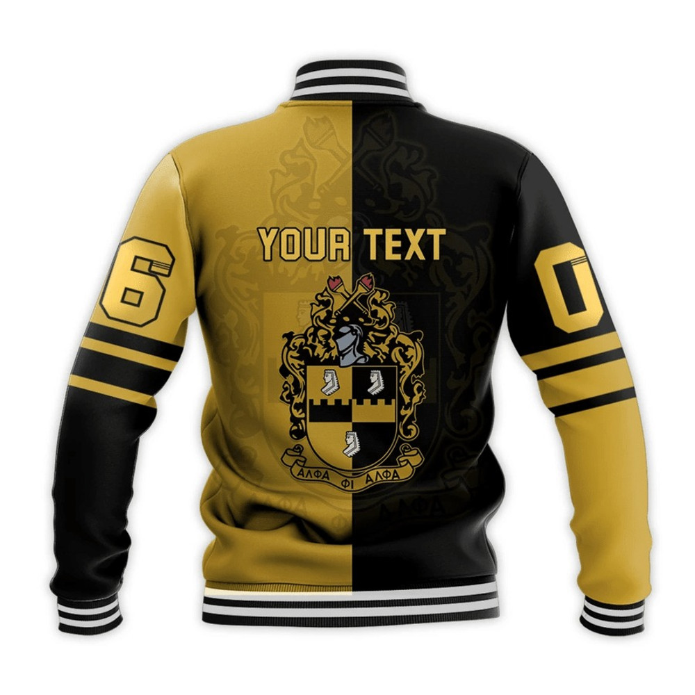 Custom Alpha Phi Alpha Half Style Baseball Jackets, African Baseball Jacket For Men Women