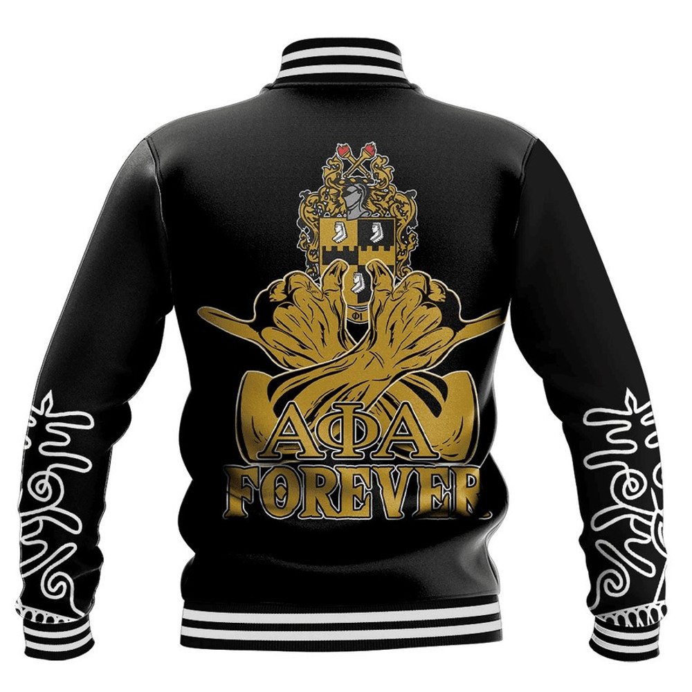 Alpha Phi Alpha Forever Baseball Jackets, African Baseball Jacket For Men Women