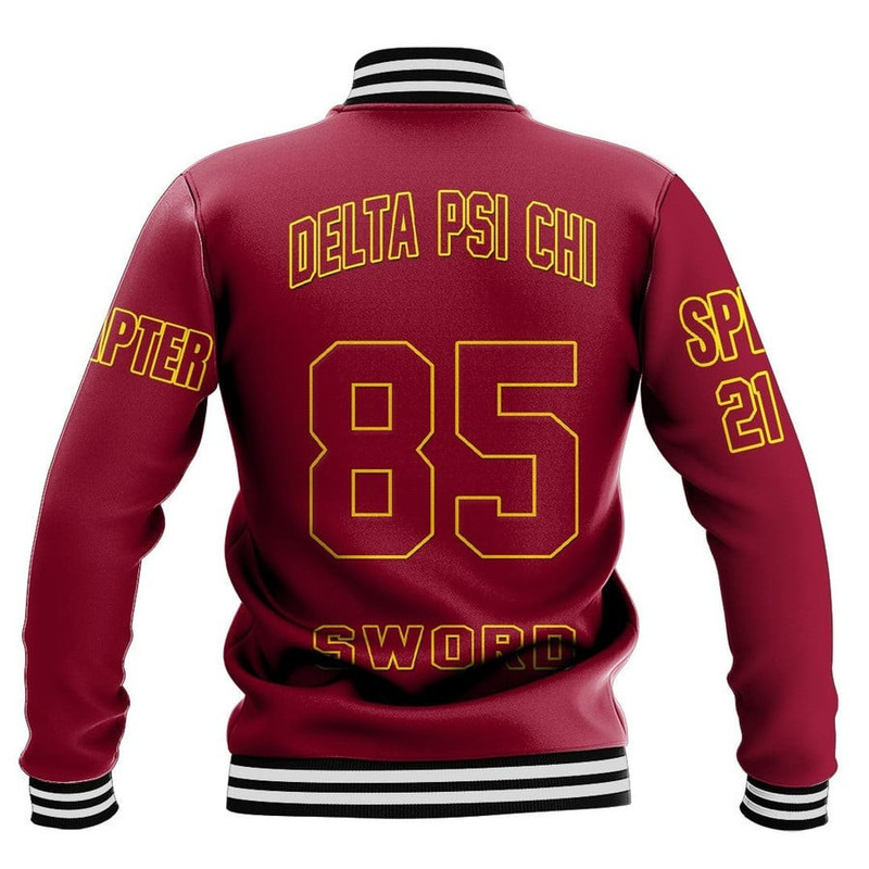 Custom Delta Psi Chi Baseball Jackets, African Baseball Jacket For Men Women
