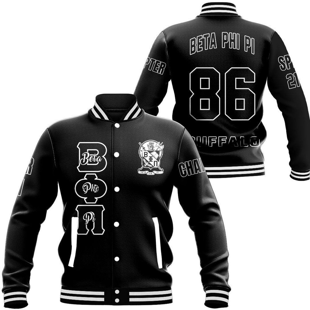 Custom Beta Phi Pi Baseball Jackets, African Baseball Jacket For Men Women