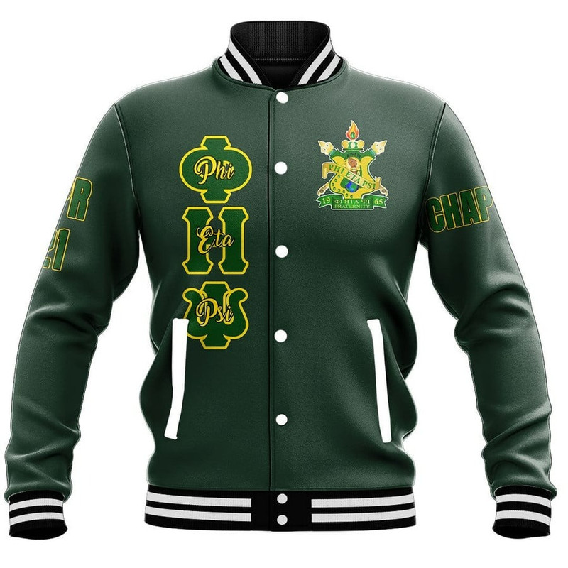 Custom Phi Eta Psi Baseball Jackets, African Baseball Jacket For Men Women