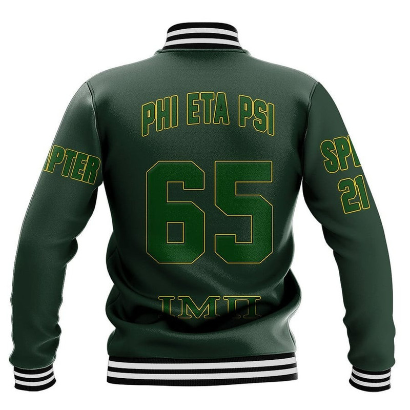 Custom Phi Eta Psi Baseball Jackets, African Baseball Jacket For Men Women