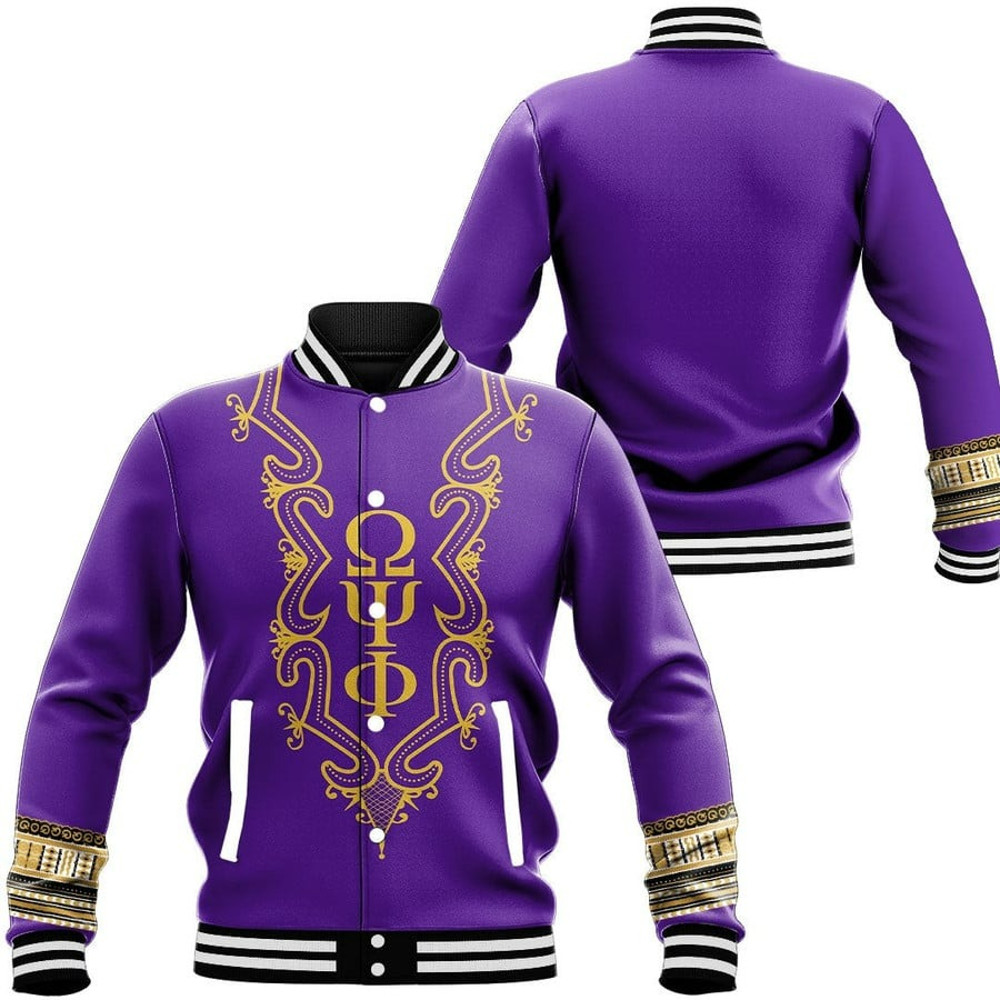 Omega Psi Phi Hye Won Hye Dashiki Baseball Jackets, African Baseball Jacket For Men Women