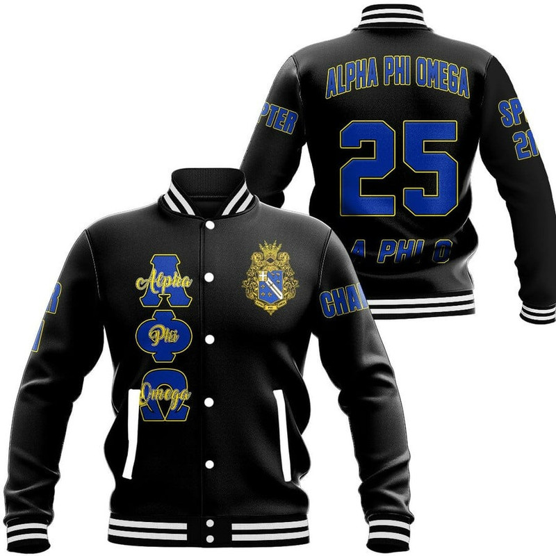 Custom Alpha Phi Omega Baseball Jackets, African Baseball Jacket For Men Women