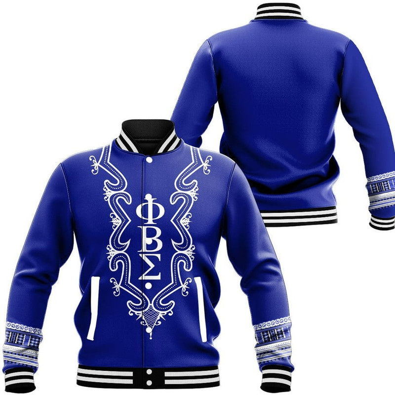 Phi Beta Sigma Hye Won Hye Dashiki Baseball Jackets, African Baseball Jacket For Men Women