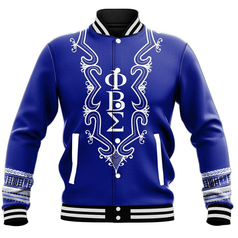 Phi Beta Sigma Hye Won Hye Dashiki Baseball Jackets, African Baseball Jacket For Men Women