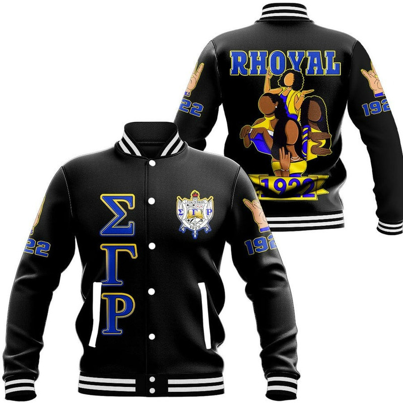 Sigma Gamma Rho Sisterhood Baseball Jackets, African Baseball Jacket For Men Women