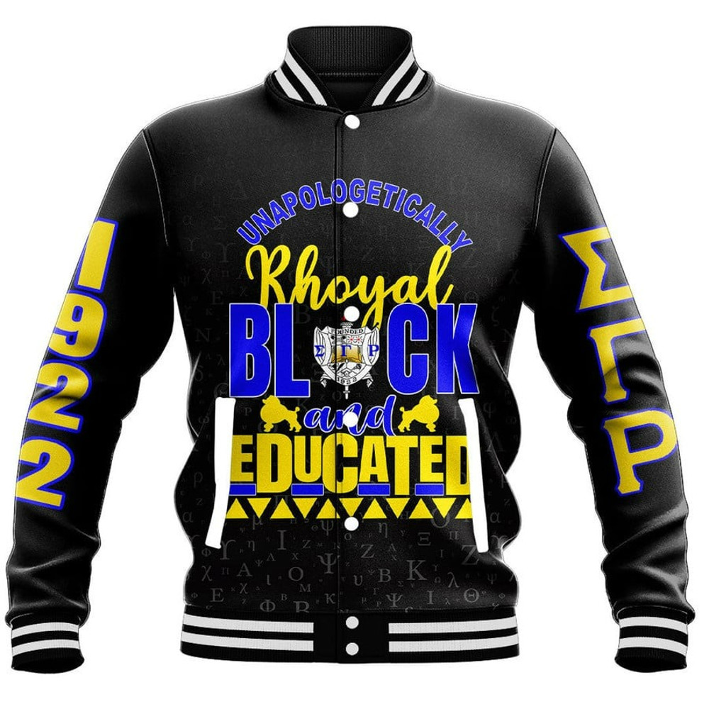 Sigma Gamma Rho Baseball Jackets, African Baseball Jacket For Men Women