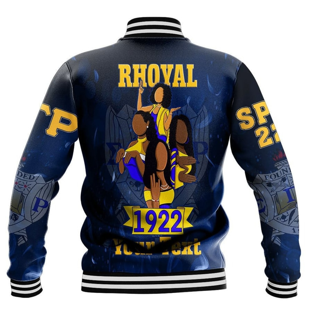 Custom Straight Outta Sigma Gamma Rho Baseball Jackets, African Baseball Jacket For Men Women