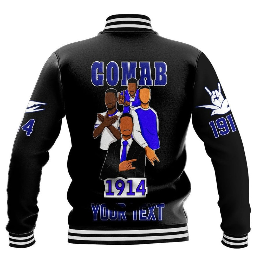 Custom Phi Beta Sigma Fraternity Baseball Jackets, African Baseball Jacket For Men Women