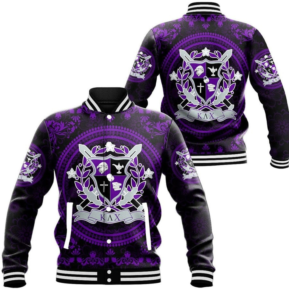 KLC Floral Pattern Baseball Jackets, African Baseball Jacket For Men Women