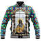 Saint Benedict of the African On Stained Glass Baseball Jackets, African Baseball Jacket For Men Women