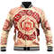 Delta Sigma Theta Cream Sorority Baseball Jackets, African Baseball Jacket For Men Women