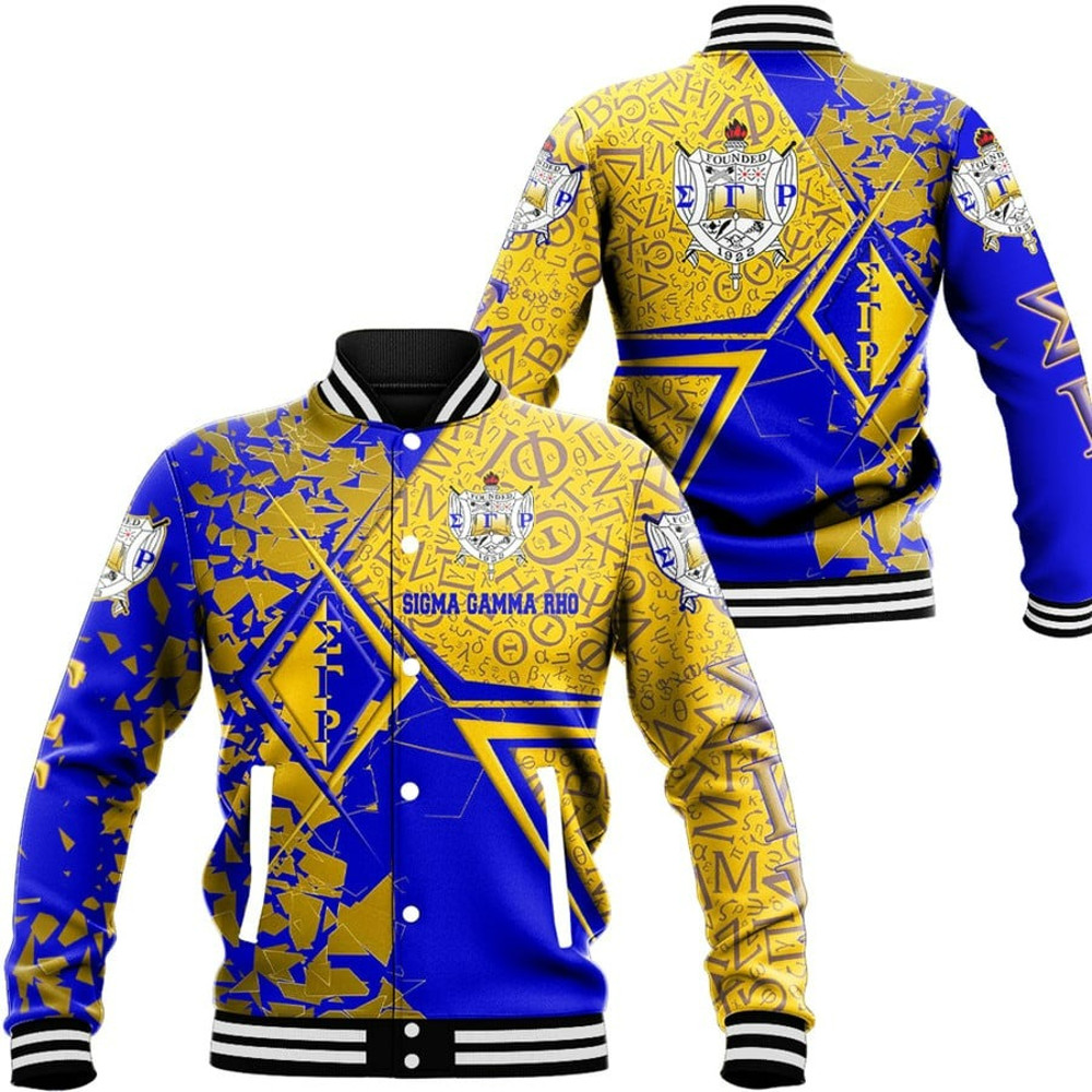 Sigma Gamma Rho Legend Baseball Jackets, African Baseball Jacket For Men Women
