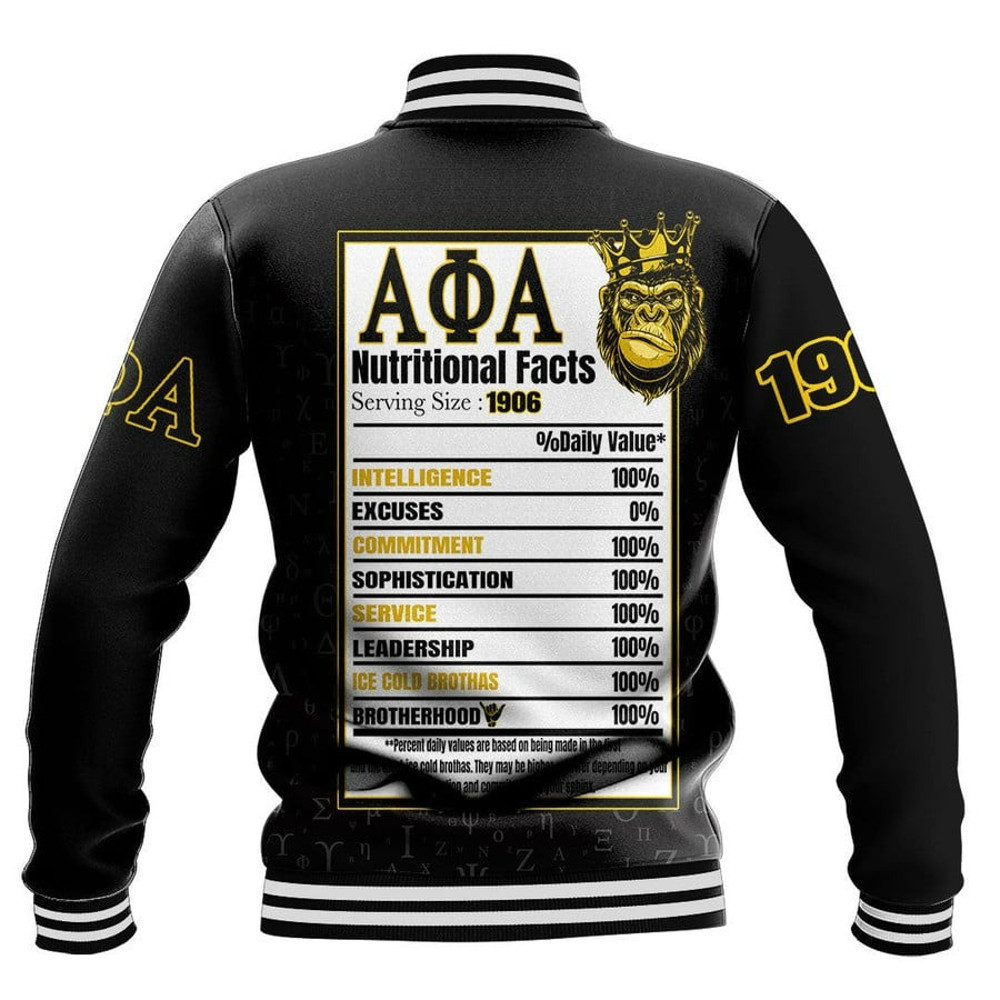 Alpha Phi Alpha Baseball Jackets, African Baseball Jacket For Men Women 02